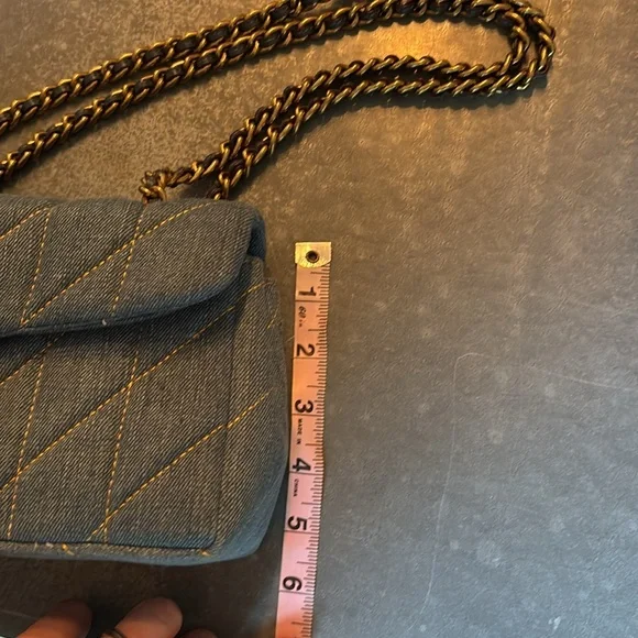 Quilted Denim Coach Tabby 26 - Picture 13 of 13